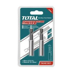 Bộ 2 Mũi Gắn Vít TOTAL TAC461601 - Dụng Cụ Tiện Ích Thép CR-V Chất Lượng Cao, Bảo Hành Theo Quy Định