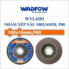 Nhám xếp 1tấc độ nhám P80 WADFOW WYL4303 (1 cái)