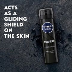 Gel cạo râu Nivea Deep Clean Shave 200ml - Giúp làm sạch và bảo vệ da, mang lại cảm giác thoải mái cho cạo râu hàng ngày.