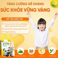 Tinh Dầu Húng Chanh Panda Thanh Mộc Hương 30ml - Giảm Ho, Sổ Mũi, Tăng Đề Kháng Cho Bé, Hỗ Trợ Miễn Dịch Tự Nhiên