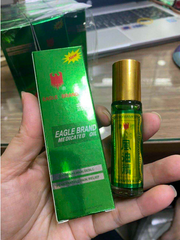 Dầu Gió Xanh Mỹ Dạng Lăn 8ml - Tinh Dầu Thiên Nhiên Giảm Đau, Thư Giãn Cơ Bắp, Tiện Lợi Mang Theo Ngày, Eagle Brand