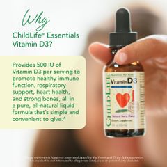 Vitamin D3 Childlife 0M Mỹ 29.6ml - Dưỡng Chất Cần Thiết Cho Trẻ Nhỏ, Hỗ Trợ Hệ Miễn Dịch Và Phát Triển Xương Khỏe Mạnh