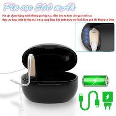 Máy trợ thính không dây Axon A-318 - Pin sạc thông minh, lọc tiếng ồn hiệu quả, âm thanh rõ ràng cho người khiếm thính