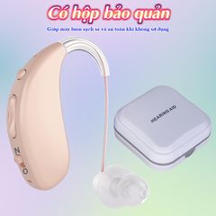 Máy trợ thính không dây Axon A-308D - Pin sạc 30 giờ, 3 chế độ nghe, khuếch đại 129dB, loại bỏ tạp âm 32dB cho người già, trẻ em