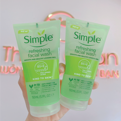 Sữa Rữa Mặt Simple Kind To Skin Refreshing Facial 150M (Mẫu Mới)