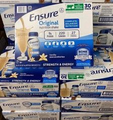 Sữa Dinh Dưỡng Ensure Nước Thùng 16 Chai - Hỗ Trợ Tăng Cường Sức Khỏe Giành Cho Người Lớn Và Trẻ Em, Hương Vị Ngon, Giá Hợp Lý