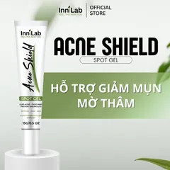 Gel chấm mụn Acne Shield Spot Gel InniLab hỗ trợ giảm mụn mờ thâm 15g - AS001