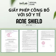 Gel chấm mụn Acne Shield Spot Gel InniLab hỗ trợ giảm mụn mờ thâm 15g - AS001