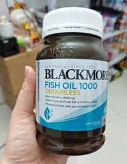 Dầu cá không mùi Blackmores Fish Oil 1000mg Odourless - 200 viên Úc