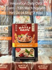 Yến Mạch Nguyên Hạt Úc Daily Oats 4,5kg - Thực Phẩm Dinh Dưỡng Cho Sức Khỏe Tim Mạch và Tiêu Hóa, Chế Độ Ăn Lành Mạnh