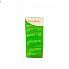 Viên Uống Euroginca Đỏ - Hỗ Trợ Giảm Ho, Đờm, Đau Rát Họng - Hộp 100 Viên Nang Mềm Giúp Thoáng Đường Hô Hấp