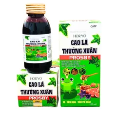 Siro Horyo Cao Lá Thường Xuân Prosby 100ml - Hỗ trợ giảm ho, viêm họng, viêm phế quản, tốt cho đường hô hấp tự nhiên