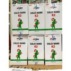 Viên uống Calci Nano K2 Mediphar - Bổ sung Canxi, Vitamin D3 & K2 cho trẻ em và người lớn, Hỗ trợ xương chắc khỏe - Lọ 120 viên