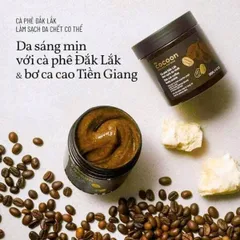 Tẩy Tế Bào Chết Body Cà Phê Đắk Lắk Cocoon 200ml - Sản Phẩm Tự Nhiên Giúp Da Mềm Mại Sáng Mịn Và Thoáng Mát