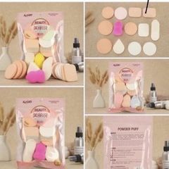 Sét Bông Trang Điểm Thông Minh Hàn Quốc - Bộ Mỹ Phẩm Đa Năng Cho Trang Điểm Rực Rỡ - Chất Liệu Cao Cấp, Tiện Dụng