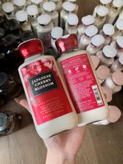 Sữa Dưỡng Thể Bath & Body Works Hương Cherry 236ml - Dưỡng Ẩm, Làm Trắng Da Ngay Lập Tức, Kem Dưỡng Da Mềm Mại