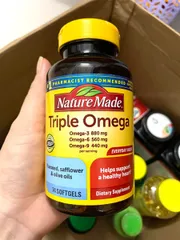 Viên uống triple Omega 3-6-9 Nature Made 74 viên Mỹ  300707