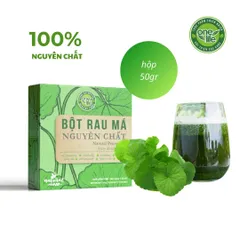 Bột Rau Má Sấy Lạnh 50gr - Detox Tự Nhiên, Giảm Cân Hiệu Quả, Thanh Nhiệt Cơ Thể, Tiện Lợi Cho Người Bận Rộn
