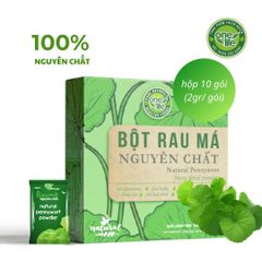 Bột Rau Má Sấy Lạnh 50 Gói x 2gr - Detox, Giảm Cân Tự Nhiên, Thanh Nhiệt - Thực Phẩm Lành Mạnh Cho Người Bận Rộn