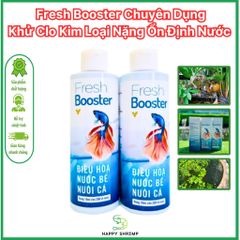 Fresh Booster 200ml - Khử Clo và Kim Loại Nặng, Xử Lý Nước Nhanh Chóng Cho Hồ Cá và Bể Thủy Sinh, An Toàn Cho Cá Tép
