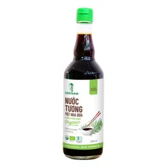 Nước Tương Mật Hoa Dừa Organic Sokfarm - Dòng Ít Muối 500ml - Gia Vị Tự Nhiên Cho Món Ăn Ngon Miệng