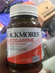 Viên bổ xương khớp Blackmores Glucosamine 1500MG - 180 viên hỗ trợ giảm nhức mỏi, tái tạo sụn khớp, cho người trung niên và vận động viên.