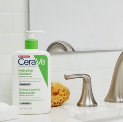 Sữa Rửa Mặt CeraVe Hydrating Cleanser 473ml Xanh Lá - Giúp Da Sạch Sẽ, Dưỡng Ẩm Từ Ceramide và Hyaluronic Acid, Phù Hợp Với Da Nhạy Cảm