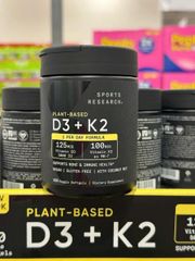 Viên uống K2 + D3 cho trẻ em - Vitamin tổng hợp Sports Research 160 viên hỗ trợ phát triển xương và miễn dịch khỏe mạnh