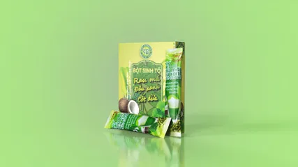 Bột Sinh Tố Rau Má Đậu Xanh Nước Dừa One Life - Giải Pháp Detox, Thanh Nhiệt Lành Mạnh, Hỗ Trợ Giảm Cân Tiện Lợi 108gr