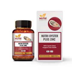 Viên Tinh Chất Hàu New Zealand NUTRI OYSTER PLUS ZINC 60 Viên - Hỗ Trợ Cải Thiện Sức Khỏe & Sinh Lý Nam Giới 100% Tinh Chất Hàu