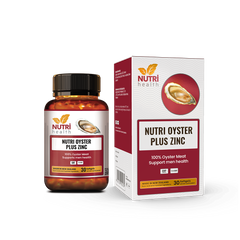 Viên Tinh Chất Hàu New Zealand NUTRI OYSTER PLUS ZINC - Tăng cường sức khỏe và sinh lý nam giới, 30 viên nang mềm