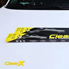 Gạt Mưa Cao Cấp ClearX Max Vision Hàn Quốc - Lưỡi Cao Su Teflon Chống Lão Hóa, Bền Bỉ, Chân Cài Đa Năng, Phụ Kiện Xe Hơi
