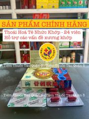 Viên uống Thoái Hóa Tê Nhức Khớp Singapore - Hỗ Trợ Giảm Đau, Cứng Khớp, Hộp 24 Viên Chính Hãng, Giúp Tăng Cường Vận Động