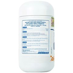 Viên Nhai Nature's Way Kids Smart Bursts DHA 300mg Hỗ Trợ Phát Triển Não Bộ Cho Trẻ Em - 50 Viên Nhập Khẩu Chính Ngạch