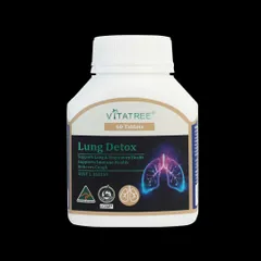 Viên Uống Bổ Phổi Vitatree Lung Detox 60 Viên - Hỗ Trợ Thải Độc Phổi, Tăng Cường Miễn Dịch Hệ Hô Hấp, Hàng Nhập Khẩu Chính Ngạch