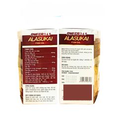 Viên uống Omega 3.6.9 Alasukai - Hỗ trợ sáng mắt, bổ sung chất chống oxy hóa, cải thiện thị lực - Hộp 60 viên nang mềm