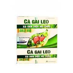 Viên uống Cà Gai Leo Xạ Đen Diệp Hạ Châu Gold 850 - Hỗ trợ giải độc gan và bảo vệ sức khỏe gan - Hộp 60 viên chất lượng cao
