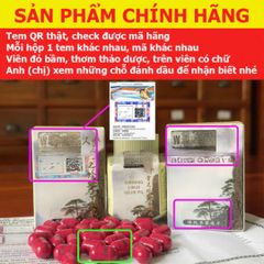 Viên Nhân Sâm Linh Chi Tắc Kè Đại Bổ 30 Viên - Tăng Cường Sức Khỏe, Hỗ Trợ Tiêu Hóa và Thể Trạng Tốt Hơn