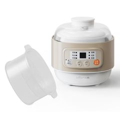 Xửng Hấp Nắp Nhựa Nồi Nấu Chậm Bear 0.8L - Dụng Cụ Hấp Thực Phẩm Tiện Lợi Cho Bé