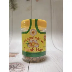 Viên Nghệ Mật Ong Thanh Hảo 100g - Thực phẩm chức năng hỗ trợ sức khỏe, đẹp da, giảm loét dạ dày, vitamin C & E, sản phẩm tự nhiên.