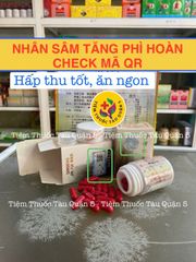 Nhân Sâm Tăng Phì Hoàn Chính Hãng - Hỗ Trợ Tăng Cân, Cải Thiện Chức Năng Tiêu Hóa, Hộp 30 Viên