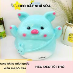 Heo đất tiết kiệm đeo túi thỏ