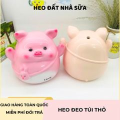 Heo đất tiết kiệm đeo túi thỏ