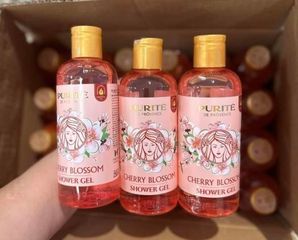 Sữa tắm Purite 250ml Hoa Anh Đào - Chiết Xuất Tự Nhiên, Làm Sạch & Dưỡng Ẩm, Hương Thơm Nhẹ Nhàng, Phù Hợp Mọi Loại Da