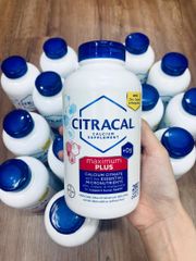 Viên uống bổ sung canxi CITRACAL +D3 MAXIMUM PLUS 280 viên - Hỗ trợ sức khỏe xương chắc khỏe và hấp thu canxi tối ưu