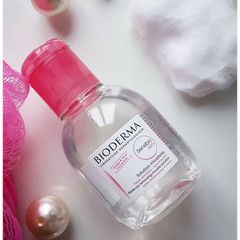 Nước Tẩy Trang Bioderma Crealine H2O 100ml (Hồng) 296405