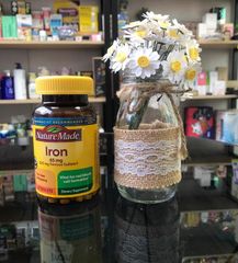 Viên Uống Bổ Sung Sắt Nature Made Iron 65Mg - Hũ 365 Viên Bổ Máu Chất Lượng Từ Mỹ, Hỗ Trợ Sức Khỏe, Dễ Dàng Sử Dụng