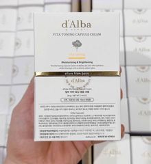 Kem Dưỡng Trắng Da D'Alba White Truffle Oil Capsule Cream 55g - Dưỡng ẩm, tái tạo sáng da từ nấm truffle trắng, phù hợp mọi loại da