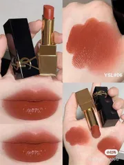 Son mini YSL The Bold 06 Reignited Amber - Màu Cam Đất Pha Đỏ Sang Trọng, Chất Son Mịn, Lý Tưởng Cho Mỗi Ngày