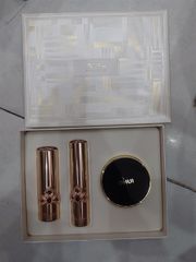 Sét Son O Hui The First & Phấn Nước Mini - Bộ Trang Điểm Sang Trọng Cho Làn Da Mịn Màng, Cung Cấp Độ Ẩm Và Suốt Ngày Tươi Mới